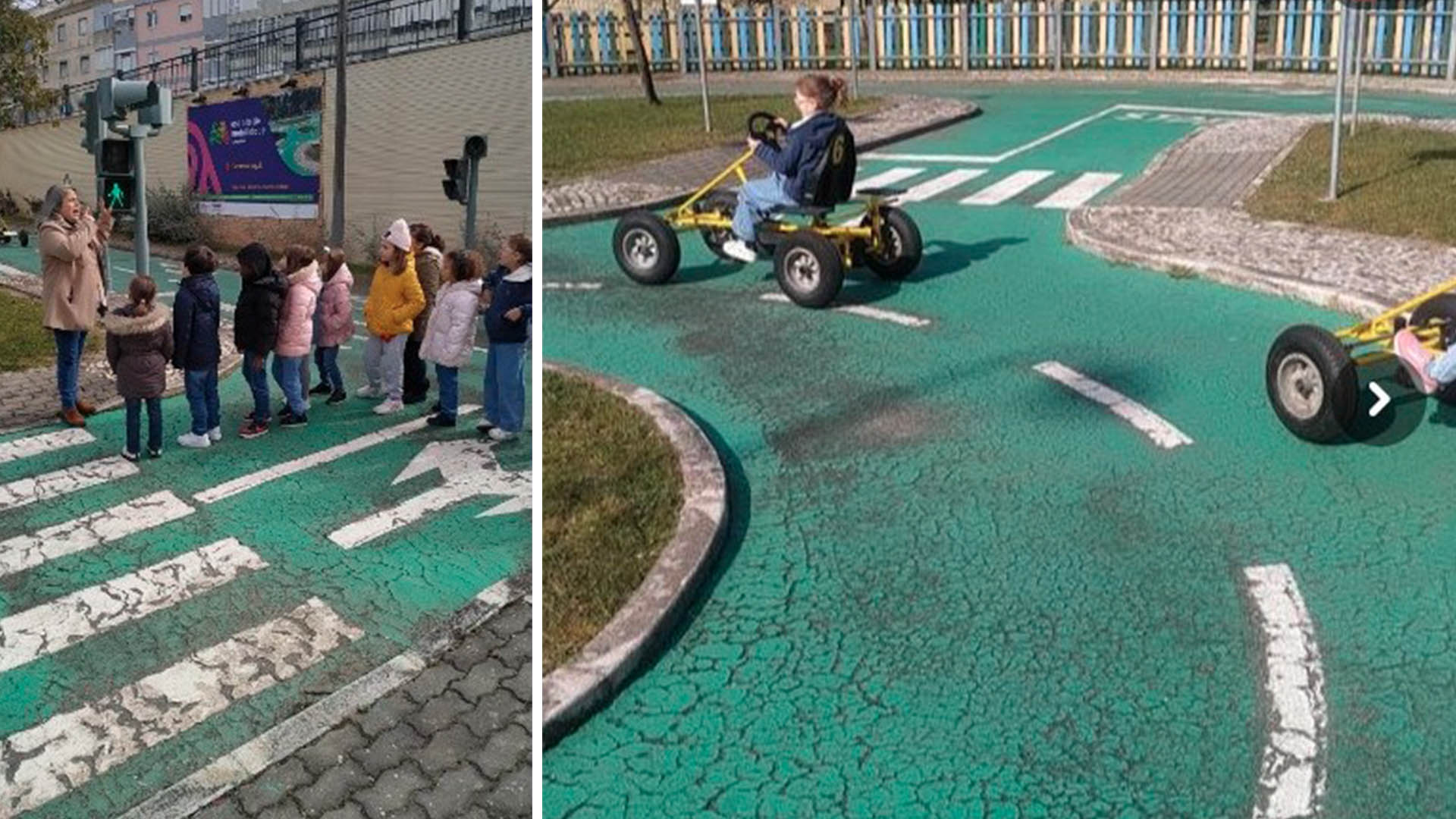 VISITA À ESCOLA DE MOBILIDADE SUSTENTÁVEL